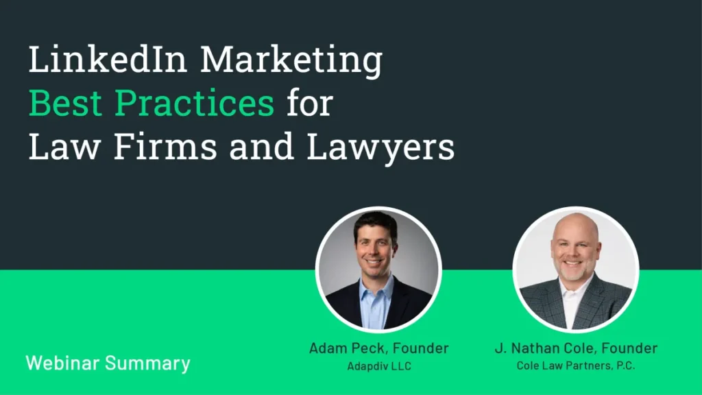 Building a Stronger Law Firm Brand Through LinkedIn